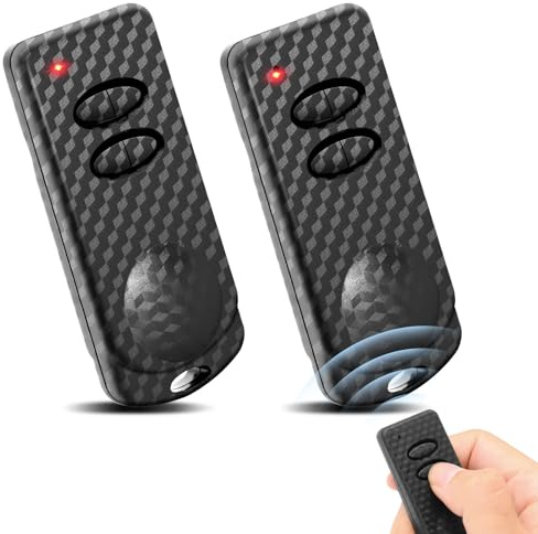 Wepai 433,92MHz Garagentor Handsender Kompatibel mit Tau,2 Stück Fernbedienung für Tau N250T-4RP,250K-SLIMR,250K-SLIMRP, Rolling Code Garagenfernbedienung
