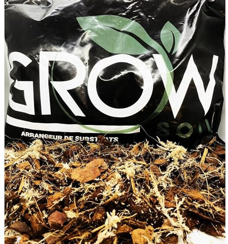 Substrato per orchidee di alta qualità, 4 l, alimentazione ottimale e circolazione dell'aria per orchidee sane, perfetto con muschio di torba e corteccia di pino