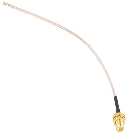 Asixxsix Cavo Coassiale RF Femmina RPSMA da 5 Pezzi Premium 50Ω 15 Cm per Antenna Telefonica, Buona capacità di Schermatura, Lunga Durata