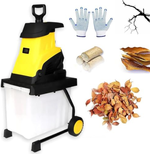 Trituratore di Rami per Compostaggio e Pulizia del Giardino 30m-PowerCord