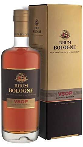 Bologne Rhum - Geldener Rum VSOP in Geschenkverpackung, Ausbau in Eichenfass, 42% (1 x 0.7 l)