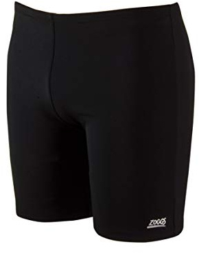 Zoggs Pojkens Cottesloe Mid Jammer badbyxor (förpackning med 1), Svart, 8-9 År