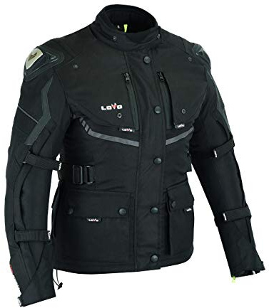 LOVO - Chaqueta Moto Tricapa 4 Estaciones Mujer - Cazadora Moto Mujer de Alta Resistencia y Longitud 3/4 - Protección y Confort en Verano e Invierno con Protecciones - Uso Diario o Touring