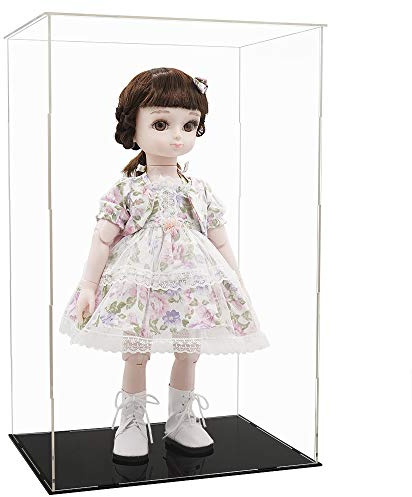 Tingacraft Acrílico Vitrina Cristal (32 x 24 x 52 cm) para Figura 50cm 1/4, Caja Metacrilato Expositor para Colecciones