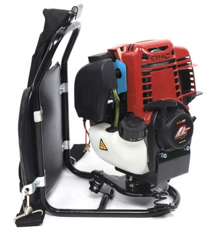 4 Takt Rucksack Benzin Motorsense Rasentrimmer Einzylinder LuftgeküHlter Freischneider Cultivator Motor RasenmäHer MäHer Heckenschere Maschine Unkraut Hochentaster Grubber Motorhacke RucksackmäHer