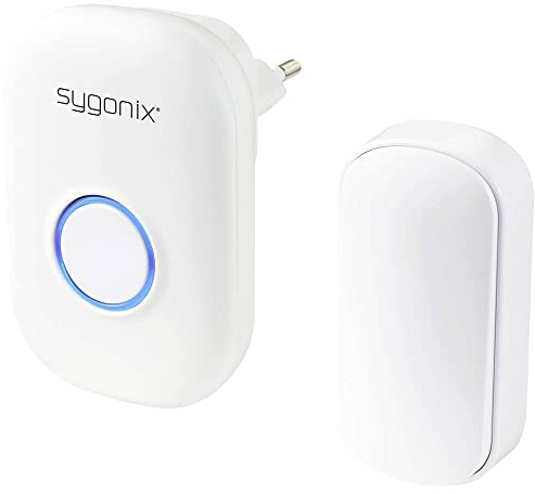 Sygonix SY-5225388 Funkklingel Komplett-Set batterielos, mit Blitzlicht