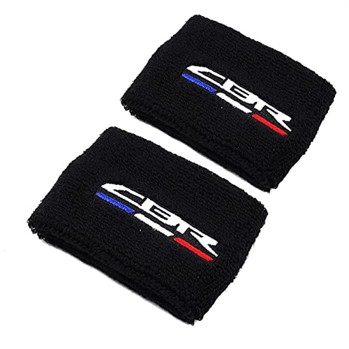 Embalse del Freno Delantero de la Motocicleta Sock Sock Fluido Tanque TANTH Taint CUBIERTE Funda Mangas de Funda for CBR600RR CBR 600RR CBR1000 RR 2007-2022 (Color : 2 Pieces Black)