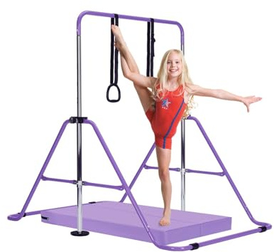 XJYMCOM Gymnastics Bar,Adjustable Gymnastics Bar Training Kip Bar Gymnastics Equipment kids Gymnastics Bars