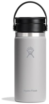 Hydro Flask – Wide Flex Sip Lid Coffee 473 ml (16 oz) – Auslaufsicher, isoliert, passend für Becherhalter – Hält Getränke 24 Std. kalt & 12 Std. heiß - Birch