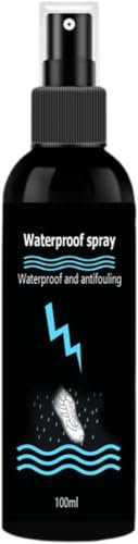 pistro Waterproof Shoe Protector Spray 100ml, Rain & Stain Repellent for Boots, Suede, Leather, Hydrophobic Coating, Easy to Use, Portable Footwear Protector, synthetic-fiber, no gemstone,