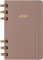 Moleskine Life Planner 2026, Agenda Settimanale e Mensile Spiral 12 Mesi, Copertina Rigida e Chiusura Elastica, Colore Almond, Formato Large 13x21 cm