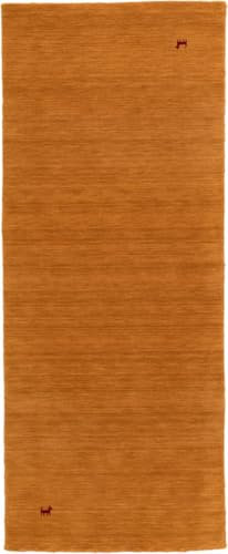 Nain Trading Loom Gabbeh Orange 79x201 Modern Orientteppich Läufer Teppich Wolle Indien