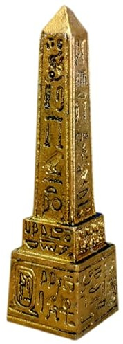 Alipis Ägyptische Turmfigur Obelisk Statue Für Schreibtisch Ägyptische Tischfigur Aus 10.00X2.70X2.70Cm Deko Für Büro Und Zuhause Geschenkidee