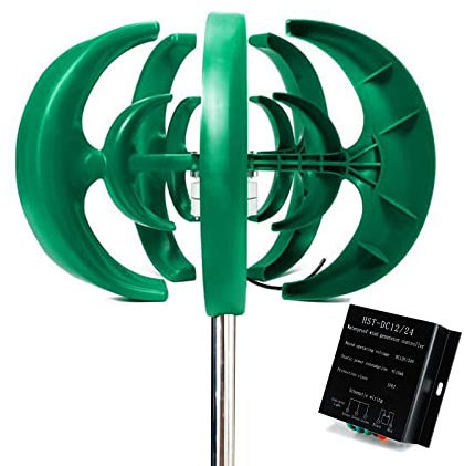 HUIZHITENGDA 14000W Windturbinengenerator Kit, 220 -V -Wind vertikaler Generator 3 Phase AC Permanent Magnetgenerator Windkraftanlage mit Controller,12v