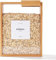 Dispensador de Alimentos con Tapa, Bambú y Acrílico, con Imanes para el Cierre, Contenedor Hermético para Cereales, Arroz o Harina, Organización de Despensa.