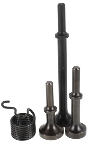 Cabilock Punte Scalpelli Per Martello Pneumatico Aria Compressa Kit Utensili Rivetti Per Lavori Di Precisione e Efficienza Su Vari Materiali Accessori Resistenti Per Trapano e Scalpello Pne