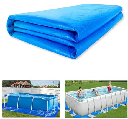 mzoLife Lona de suelo de piscina, cubierta plegable para el suelo de la piscina, tela impermeable para marco, piscina inflable y piscina infantil (200 x 300 cm)