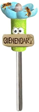 Estación de riego de Abejas | Taza de para jardín - Alimentador Decorativo Colorido de polinizadores de Mariposas | Estaciones de hidratación Exterior para Beber | Fuente de Agua al Aire Libre