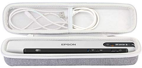 co2CREA Étui de Rigide pour EPSON Workforce ES-50/ ES-60/ DS-70/ DS-80 | Coque Rigide en EVA, Protection Antichoc, Étui Uniquement