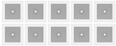 Isolbau Wandmanschette P2 Grau - 10 Stück 120 mm Dichtband - Wasserdichte Manschette für Sanitär, Dusche, Bad, Fliesen, Isolierung Abdichtung Dichtmanschette für Innen- & Außenbereich