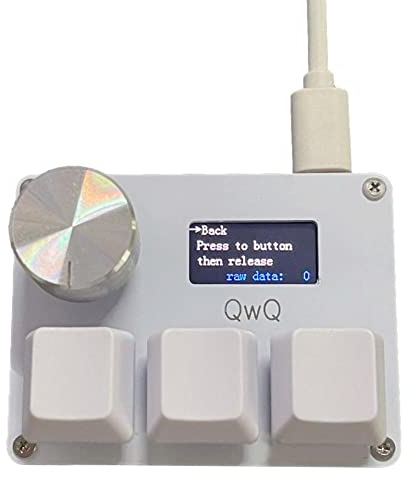 LZYWOD Sayodevice O3C OSU Tastatur, weißer Schnellauslöser, Hallschalter, magnetischer Linear, Knopf und IPS-Bildschirm, Kopiereinfüge-Tastatur, Mini-Makro-Hotswap-Tastatur