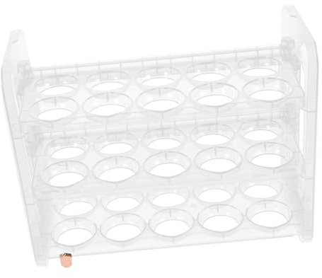jojofuny Egg Storage Rack Fridge Door Organizer Egg Rack Holder for Kitchen for Fridge