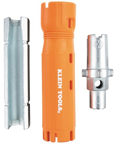 Klein Tools 68098 Faucet Wrench, 12-in-1 Plumbing Multi Tool for Sink, Toilet, and Faucet Installations and Repairs