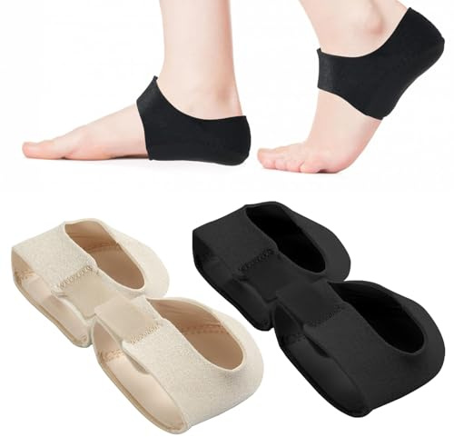 2 Pair Protege Talon Chaussures,Talonnette Epine Calcaneenne,Protège Talon Silicone,avec Doux Silicone Gel Pad,Semelle Epine Calcaneenne Pour Homme et Femme,Protection Anti Douleur du Talon