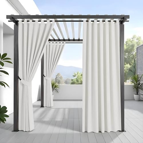 Morbidissimi Tenda Gazebo Idrorepellente e Resistente, Tenda Da Esterno 200x240 cm per Gazebo, Dotata di Passanti con Chiusura a Strappo, 100% Made in Italy - Bianco