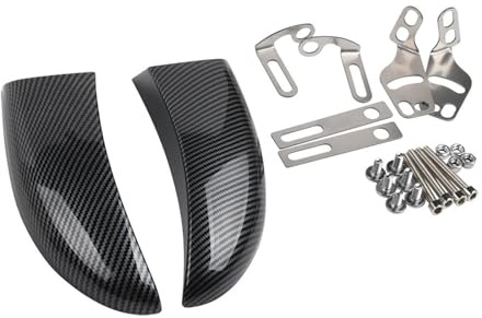 NADCFN Refrigeración de Pinza de Freno Kit de Enfriador de Pinza de Freno para conductos de Aire de refrigeración de Disco Delantero de Motocicleta para Suzuki GSXR 1000 GSX-R 1000R(A 1 Set)