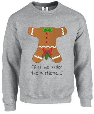 Taylor Brown Gingerbread Mistletoe joke, meme novelty humour comedy christmas xmas festive fun Unisex Funny Adults Sweatshirt Jumper