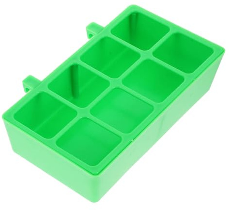 No Mess Bird Cage Feeder Bowl, Anti-Throw Plastic Food Container