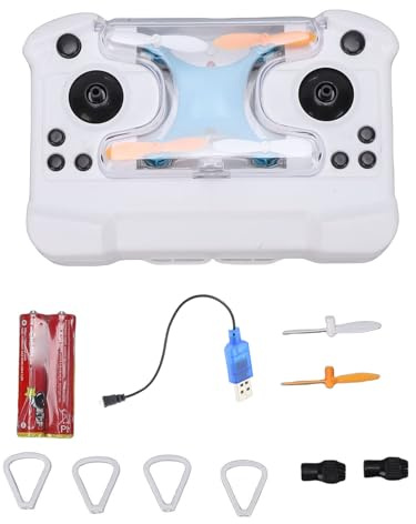 SPYMINNPOO Mini-Drohne für -Anfänger, Ferngesteuerter Quadrocopter mit Höhenhalte-LED-Leuchten und Schutzvorrichtungen