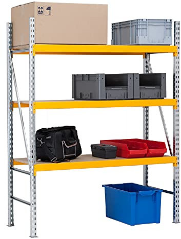 Provost Rayonnage de Stockage Mi-Lourd Prorack - Elément départ - 60 x 140 x 210cm 300 kg par Niveau