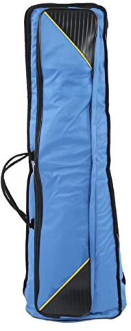 Professionelle leichte Tenorposaunentasche Auftrittstasche mit Schultergurt für Musiker als Rucksack (Blau)