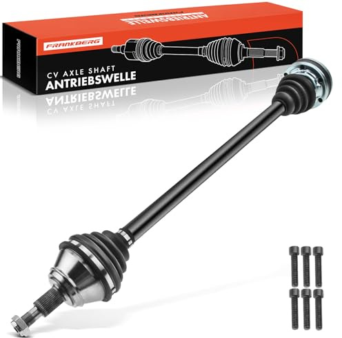 Frankberg Antriebswelle Achswelle MT ohne ABS Ring 261121 | Kompatibel mit Golf IV Variant 1J5, B.o.r.a 1J2, A3 8L1, O.c.t.a.v.i.a I 1U2, Toledo II 1M2, B.o.r.a Variant 1J6, Leon 1M1