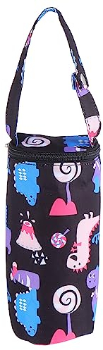 Hohopeti Insulated Milk Bottle Bag Baby Feeding Bottle Pouch Thermal Warmer Portable Dark Color Suitable for Travel and Stroller Use