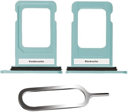 IS-TECK SIM-Kartenhalter Ersatz SIM-Tray Kompatibel mit iPhone 11 inklusive SIM-Nadel SIM-Kartensteckplatz (Grün)
