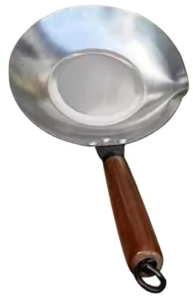 MagiDeal Casserole à sucre, poêle à, cuisinière à Induction, Wok en métal, à fromage, poêle à sucre pour collations, cuisson du fromage, ménage, ACIER INOXYDABLE