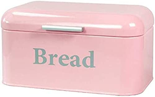 Boîte à pain de cuisine, récipient de stockage de pain, pot à pain, meilleur rangement pour pains, pâtisseries, gâteaux, petits pains et biscuits, rose
