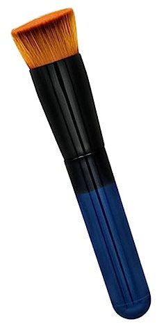 Vaguelly Abgewinkelter Foundation Pinsel Flach Medium Kunsthaar Kosmetik Make up Pinsel Flüssige Grundierung Verblenden Gesicht