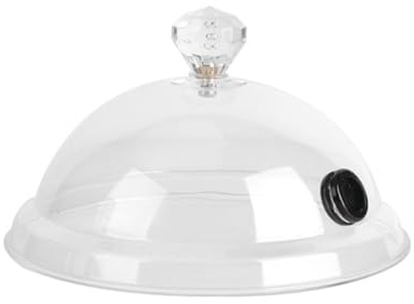 Sunmeit Campana Ahumada de Cocina Molecular, Tapa de Alimenticio, Cubierta Tipo para Accesorio de Ahumador, Infusor de Humo, Cubierta para Bistec y Pastel B