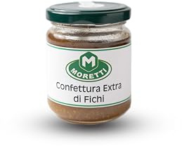 Moretti® Confettura di Fichi Artigianale - Marmellata di Fichi per Formaggi e Dolci - Vasetto da 230 g