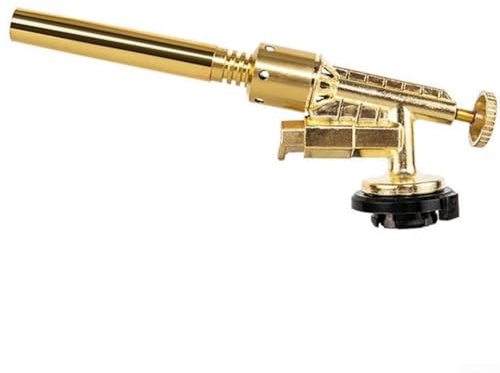 Torcia leggera interamente in rame butano per cucinare e saldare in modo sicuro ed efficiente, con fiamma regolabile