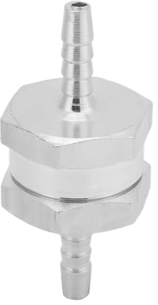 Tiardey Clapet Anti-retour De Carburant 4 Mm, Clapet Anti-retour En Aluminium, Carburateur Pour Essence, Diesel, Huile Végétale Et Eau