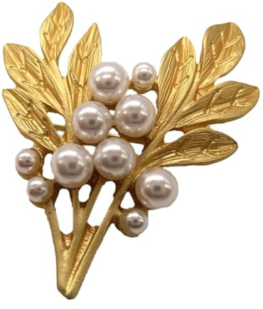 Beaupretty Épingle Orchidée en Alliage avec Perles Imitation, Élégante et Classique, Accessoire pour Femme, pour Port Quotidien ou Soirée
