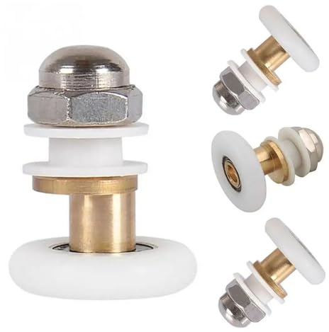 Roulette Porte Coulissante Douche Roulettes de douche durables, roulettes cabine, diamètre 25 mm/27 mm(23mm)
