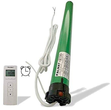 PALMAT motore tubolare per tapparelle con integrato radio controllo tra cui Radiocomando a 4 canali ((60 SW 45 kg Lifting capacity)
