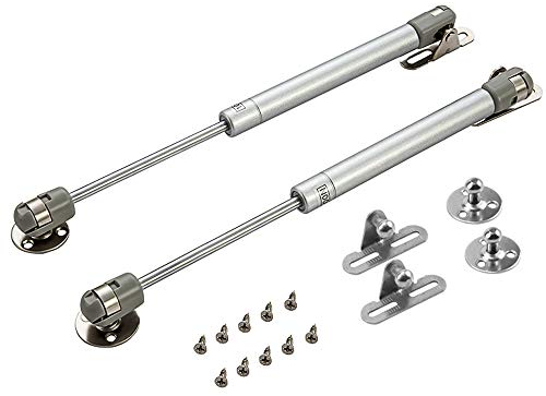 BuxiuGK 2 Piezas Resorte de Gas 200N/20KG Amortiguadores de Gas con Tornillos para Puerta Gabinetes del Hogar
