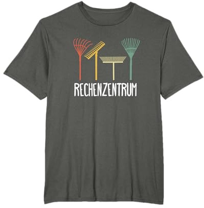 Gärtner Geschenkidee Rechenzentrum Hobbygärtner Halbarm T-Shirt